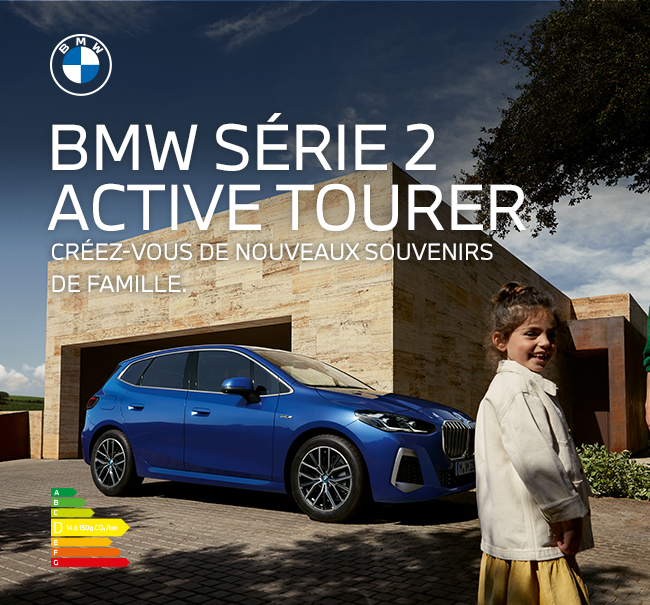 BMW SÉRIE 2 ACTIVE TOURER. Créez-vous de nouveaux souvenirs de famille.